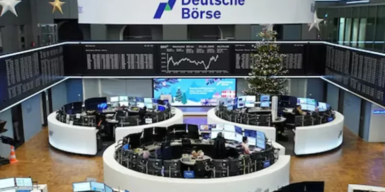 European shares touch record high as markets resume post-holiday trading
