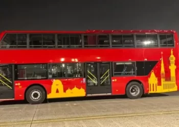 Five double-decker buses all set to hit Karachi roads by January