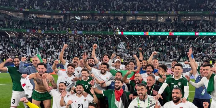 Jerseys Swapped, Flags Raised! Palestine and Syria’s Joint Celebration After Reaching Arab Cup Quarter-Finals Wins Hearts