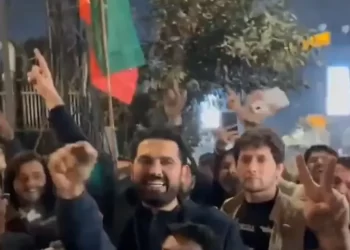 KP CM Afridi leads PTI rally at Lahore’s Liberty Chowk
