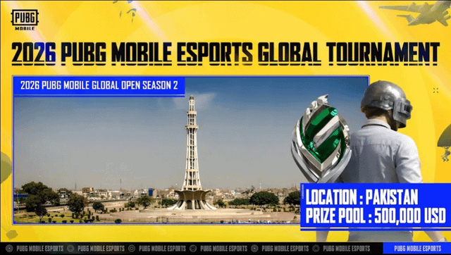 Pakistan to Host PUBG Mobile Global Open 2026