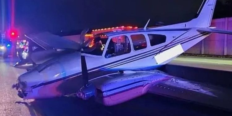 Plane Crashes into Car While Landing in Crowded Florida Highway