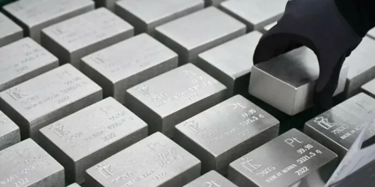 Platinum hits record high on tight supply, EU combustion-engine ban reversal