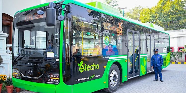 Punjab Launches Electric Bus Service in Jhelum