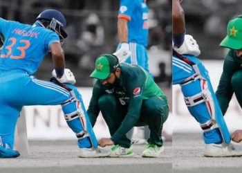 Sportsmanship Above Borders! Indian Player Tying Shoelace of Pakistani Player in U19 Asia Cup Match