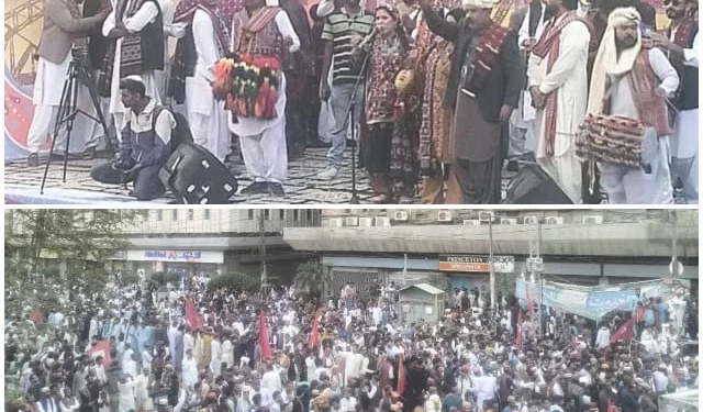 people participate in a musical event to celebrate sindh cultural day in karachi photos express