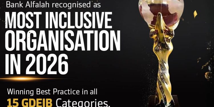 Bank Alfalah Recognised as the Top ‘Most Inclusive Organisation’ in 2026 at GDEIB Awards