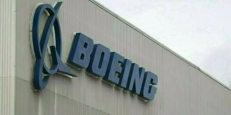 Boeing reports 1st annual profit since 2018 on asset sale