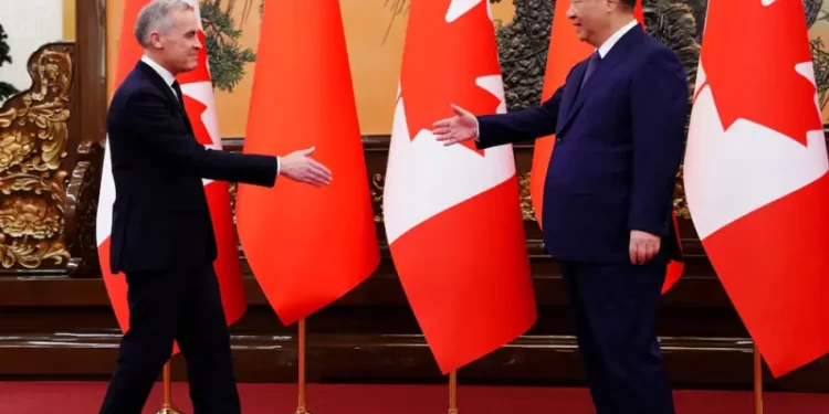 Canada, China set for ‘historic’ gains from new partnership, Carney says