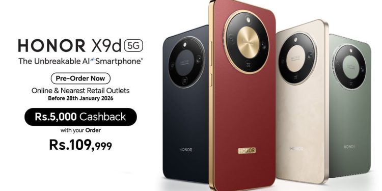 HONOR Launches the Unbreakable AI Smartphone HONOR X9d 5G in Pakistan, Delivering Toughness, Power, and Innovation in One Sleek Package