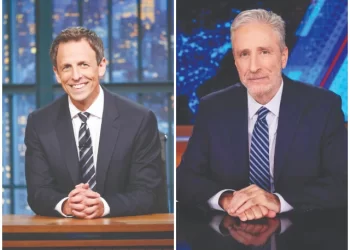 jon stewart seth meyers