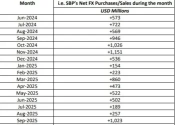 SBP buys $10.8bn from domestic FX market in 17 months