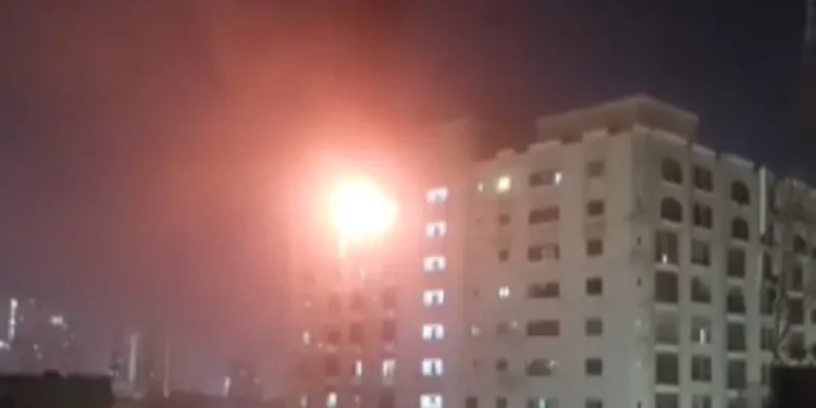 Teenage boy killed, 4 injured after explosion causes fire at residential building in Karachi