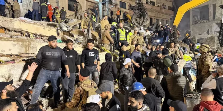 Building collapse in Lebanon’s Tripoli kills 13, search for missing continues