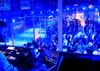 neon padel party in karachi photo reuters