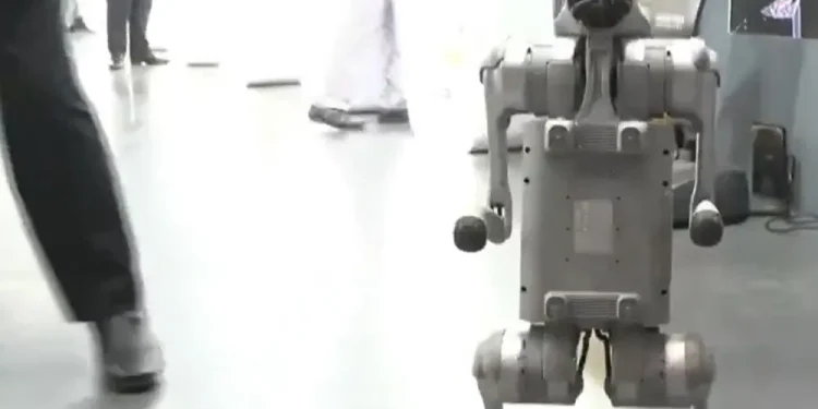 Indian professor’s robot dog claim at AI summit sparks uproar