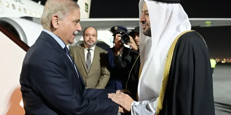PM Shehbaz lands in Qatar on 2-day official visit to explore new avenues of cooperation