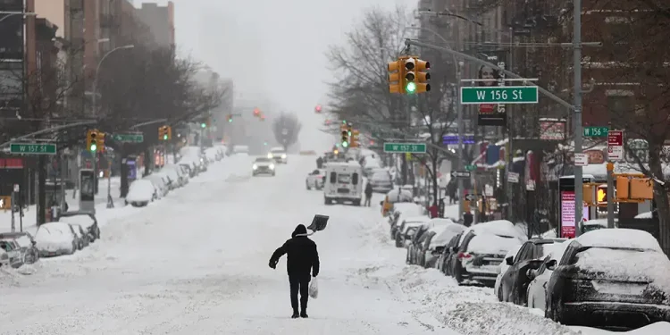 Powerful winter storm shuts schools, disrupts travel across US Northeast