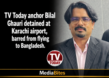 TV Today anchor Bilal Ghauri detained at Karachi airport, barred from flying to Bangladesh