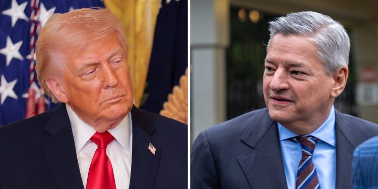 Netflix's Ted Sarandos says he asked Trump not to pursue movie tariffs. Here's what he proposed instead.