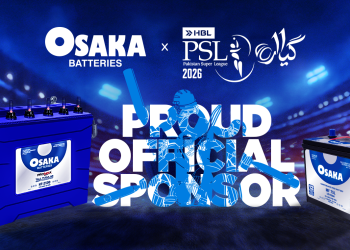 Osaka Batteries partners with the Pakistan Cricket Board for HBL PSL 11