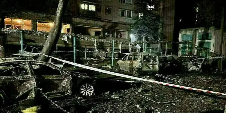 Russian attacks kill two in Ukraine’s Kharkiv, damage infrastructure on the Danube