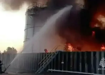 Russia’s Ust-Luga port damaged by Ukrainian drones, fire breaks out