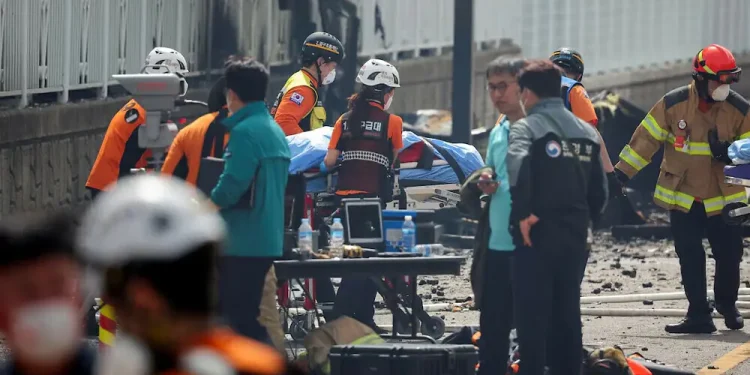 Some 50 hurt in fire at car parts factory in South Korea, Yonhap says