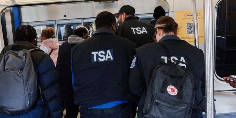 The largest federal workers union says 'untrained, armed' ICE agents should not replace TSA