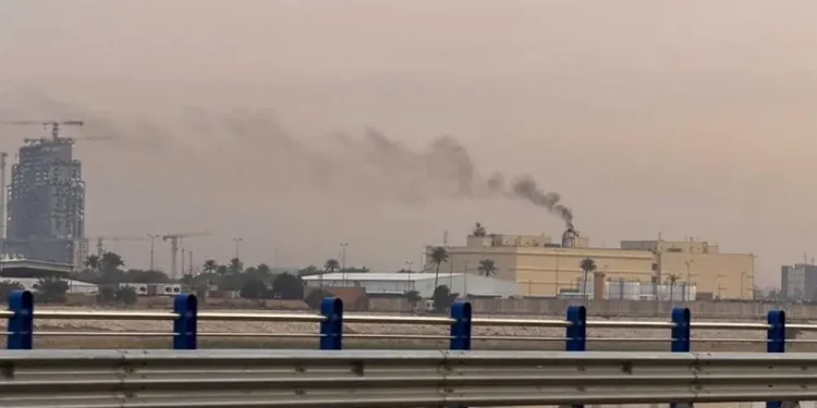 US embassy attacked in Baghdad, strikes hit Iran-backed fighters