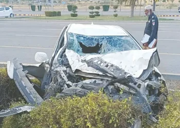 High-speed stunt results in crash on Ring Road Lahore