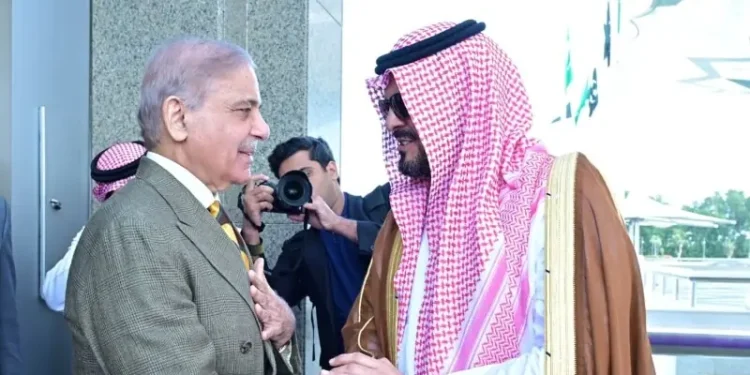 PM Shehbaz arrives in Saudi Arabia on first leg of regional tour