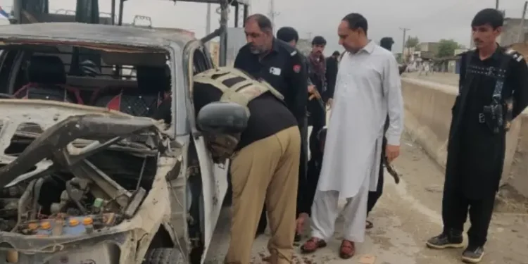 Five policemen injured in IED attack targeting police patrol in Lakki Marwat