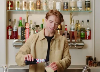 robert pattinson in a collaboration with vogue for a toast to cinema photo screengrab