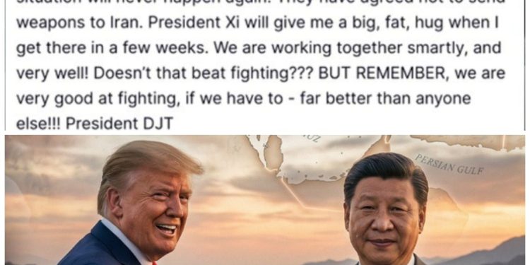 “I am Opening Strait of Hormuz for China, Then Chinese President will Give me Fat Hug” Donald Trump