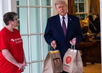 President Trump Personally Received McDonald’s Delivery at White House Amid Press Briefing